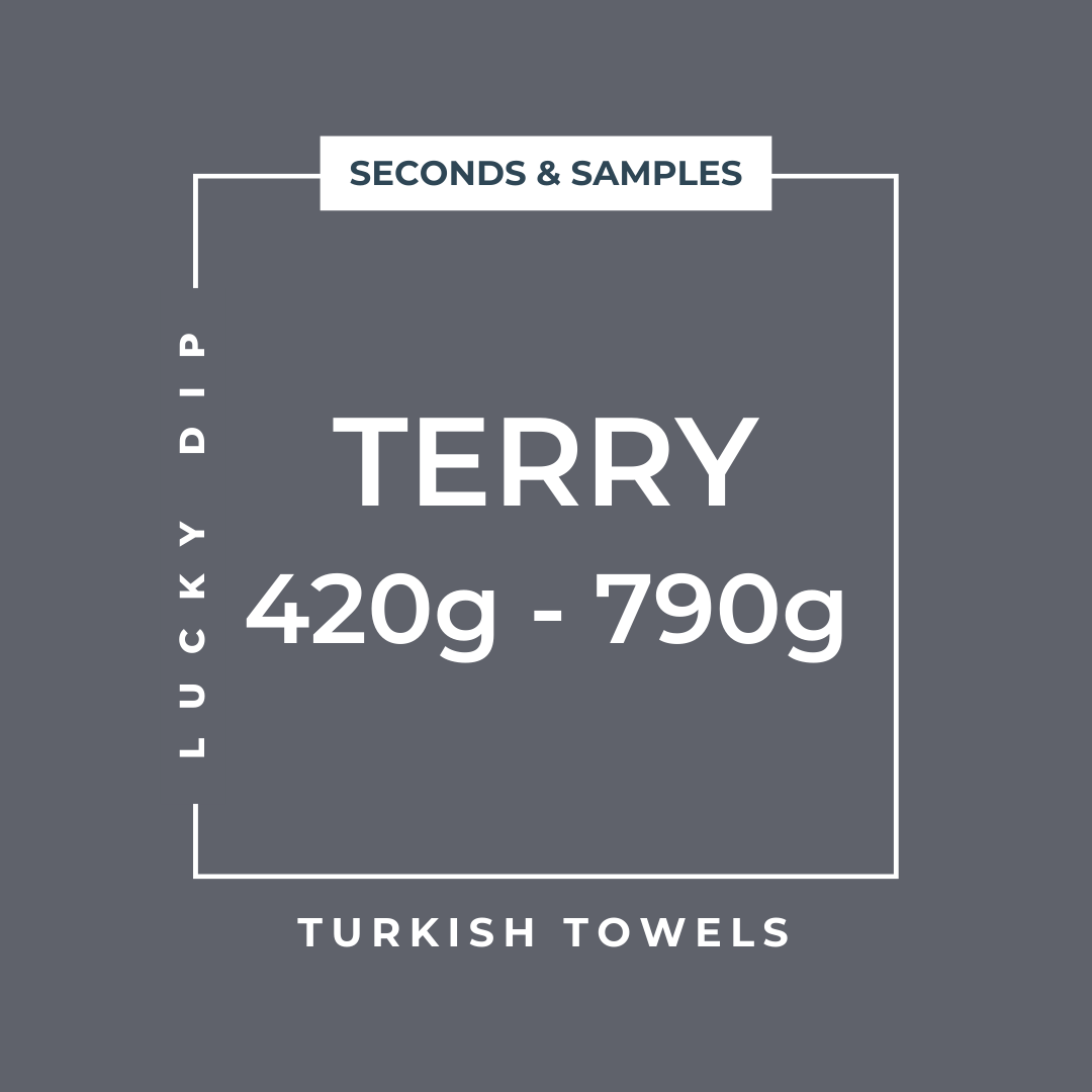 SECONDS & SAMPLES | Terry Towel | 425g-790g: Lucky Dip | SET OF 5