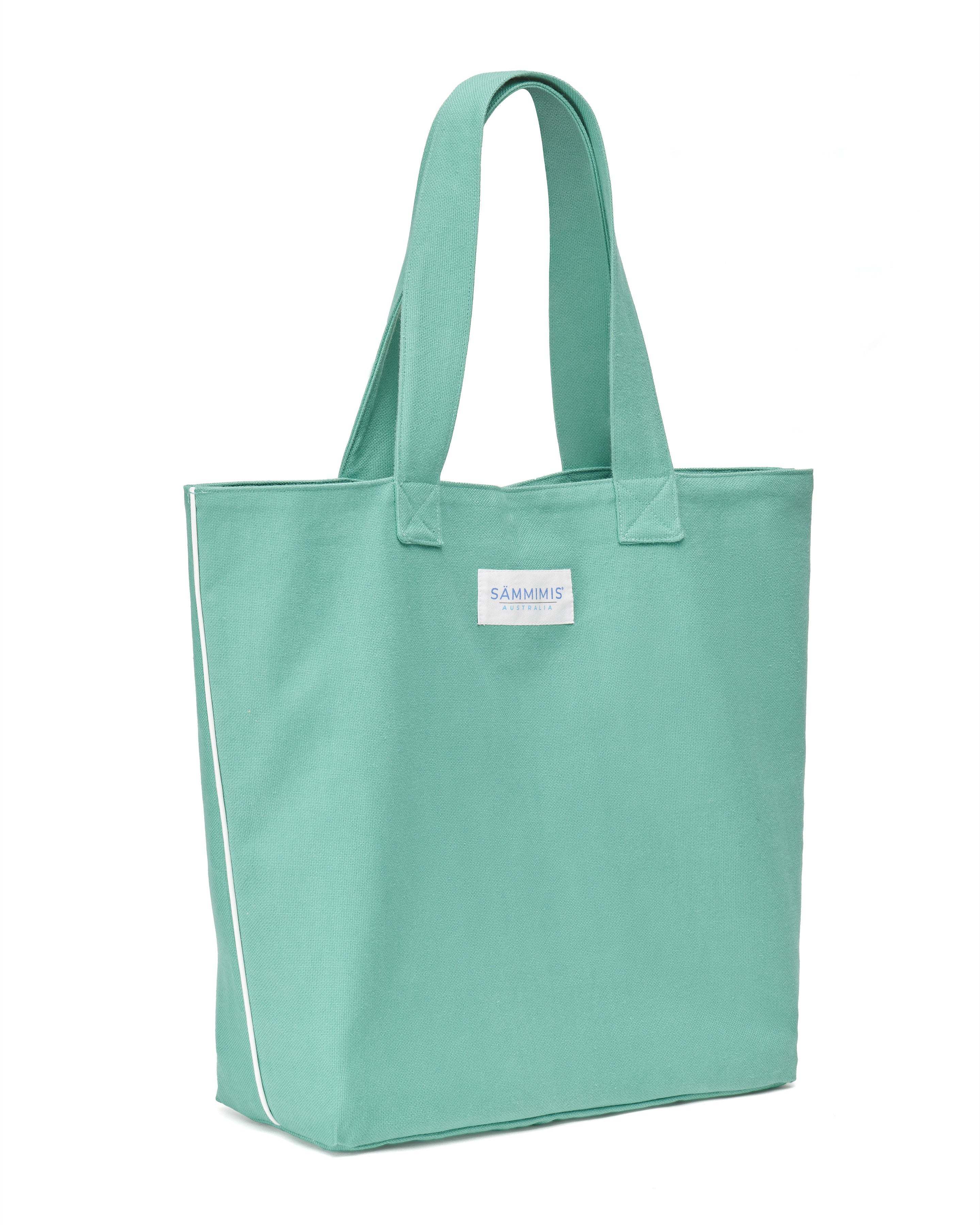 CORFU Jumbo Canvas Bag: Sage