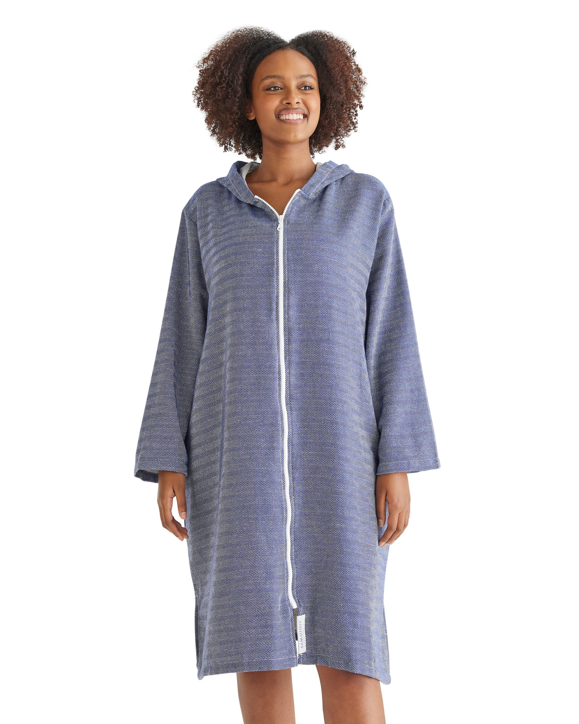 LA PELOSA Adult Hooded Towel Plus Size: Navy