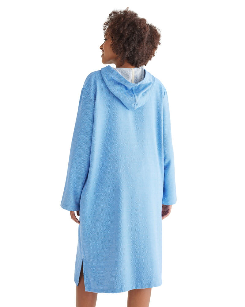 LA PELOSA Adult Hooded Towel Plus Size: Royal Blue
