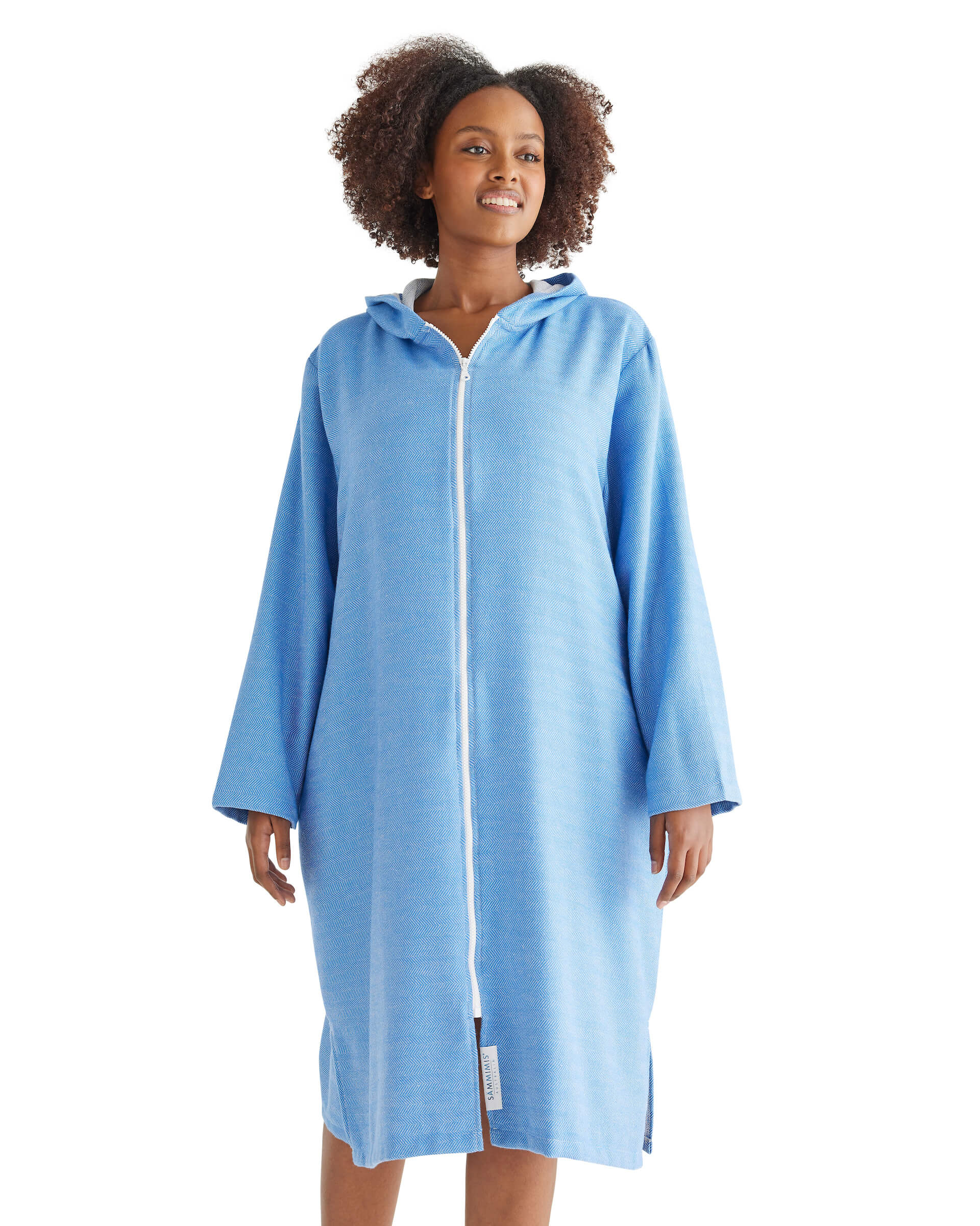 LA PELOSA Adult Hooded Towel Plus Size: Royal Blue