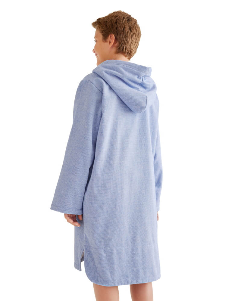 MENORCA Kids Terry Hooded Towel: Royal Blue