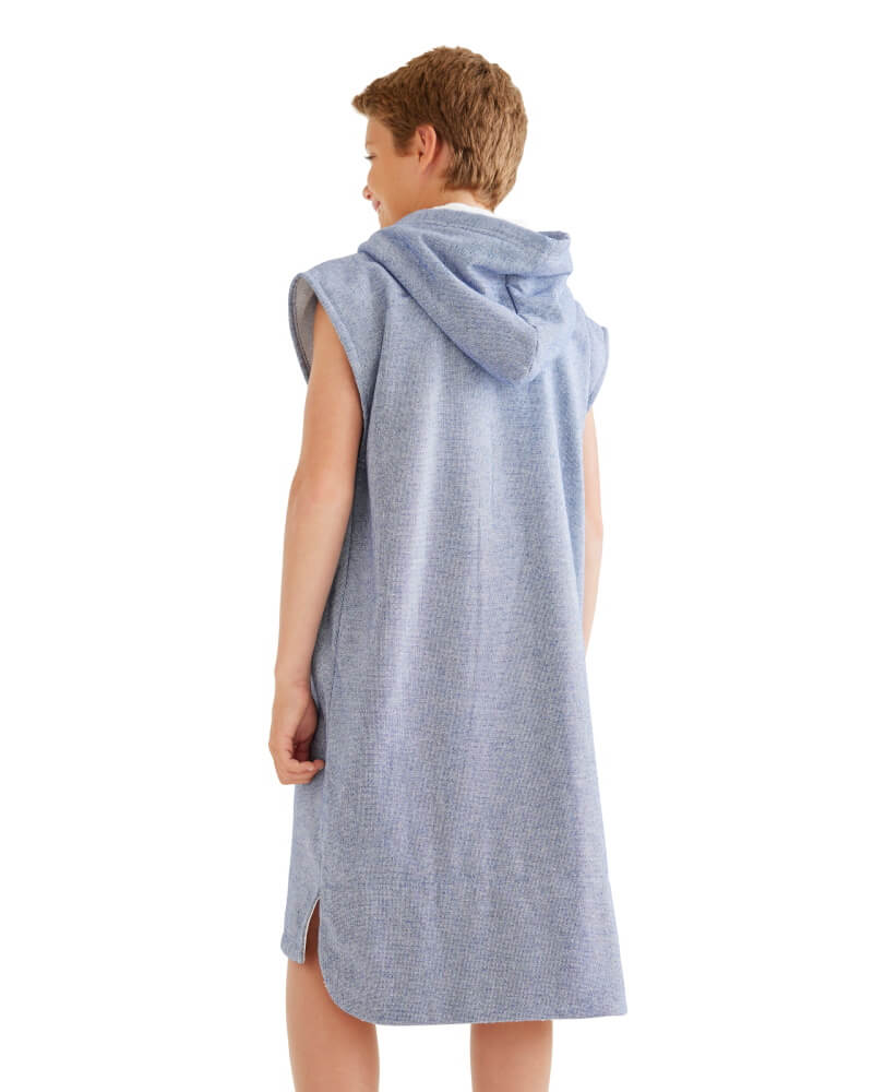 MONTEROSSO Kids Sleeveless Terry Hooded Towel: Navy