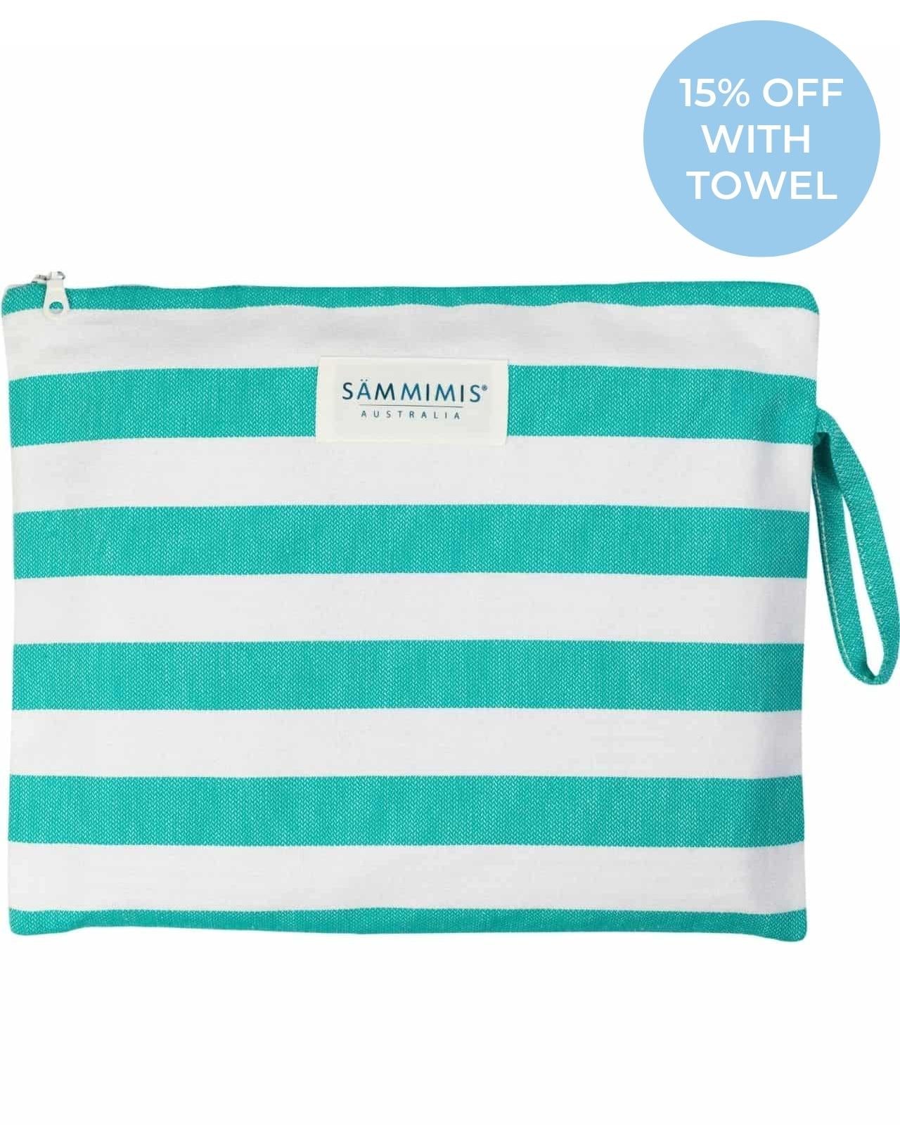 POROS Maxi Wet Bag: Sea Green/White