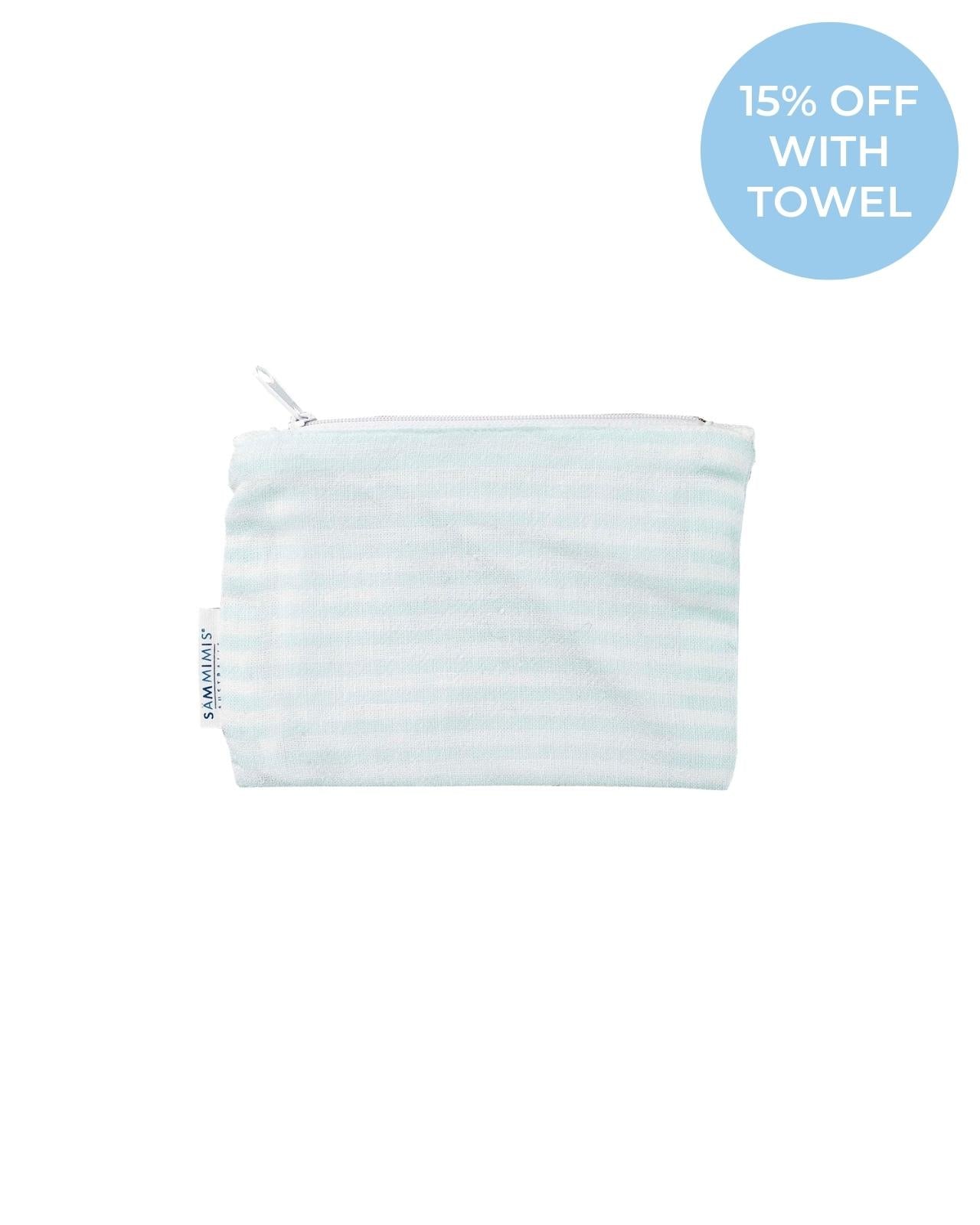 IOS Mini Wet Bag: Mint/White