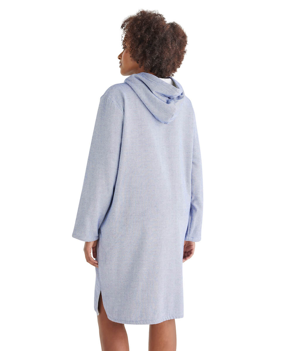 POSITANO Adult Terry Hooded Towel Plus Size: Navy